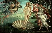 BOTTICELLI, Sandro The Birth of Venus fg oil painting